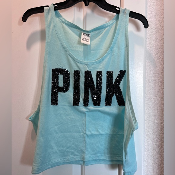 Victoria’s Secret PINK Bright Blue (L) & Bright Pink (M) Tanks - Picture 2 of 8